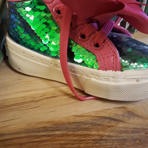JoJ0 Siwa Sequined Sneakers Toddler 5-NEW-JUNIOR AKA member - Picture 4 of 4